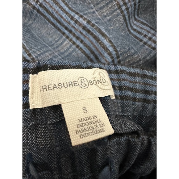 Treasure & Bond Drawstring Plaid Pants - Picture 2 of 10